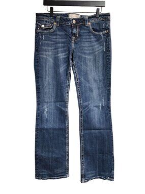 MEK Auckland Denim Jeans Low rise flare Womens Size 32 x 34